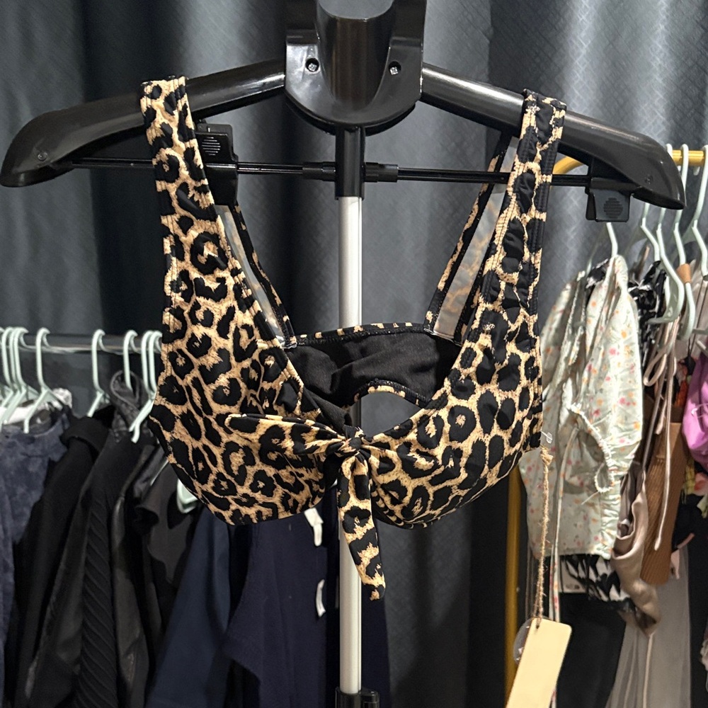 Leopard Print Women's Bra